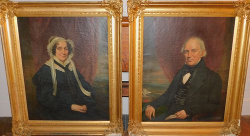 CA 1830 BRIDGHAM PORTRAITS BY WALDO