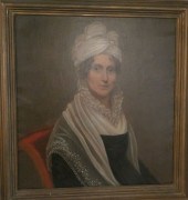 CA 1840 OIL PORTRAIT OF ABBY B