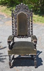 Ca. 1890’s expertly carved wal