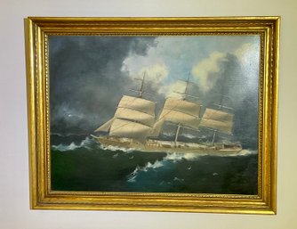 Ca. 1900, antique oil on canvas,