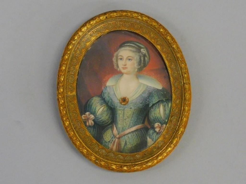CA. 1900 MINIATURE PORTRAIT OF A