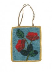 CA. 1900- PLATEAU BEADED POPPI