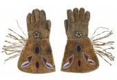 CA. 1900- UTE INDIAN BEADED HI