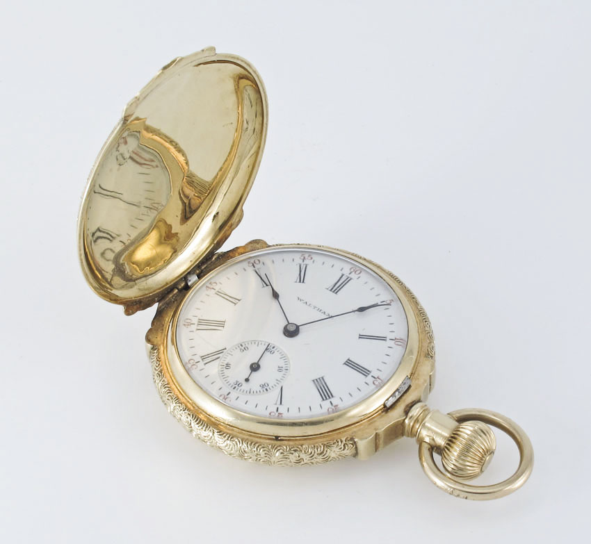 CA. 1905 WALTHAM 14K GOLD POCKET
