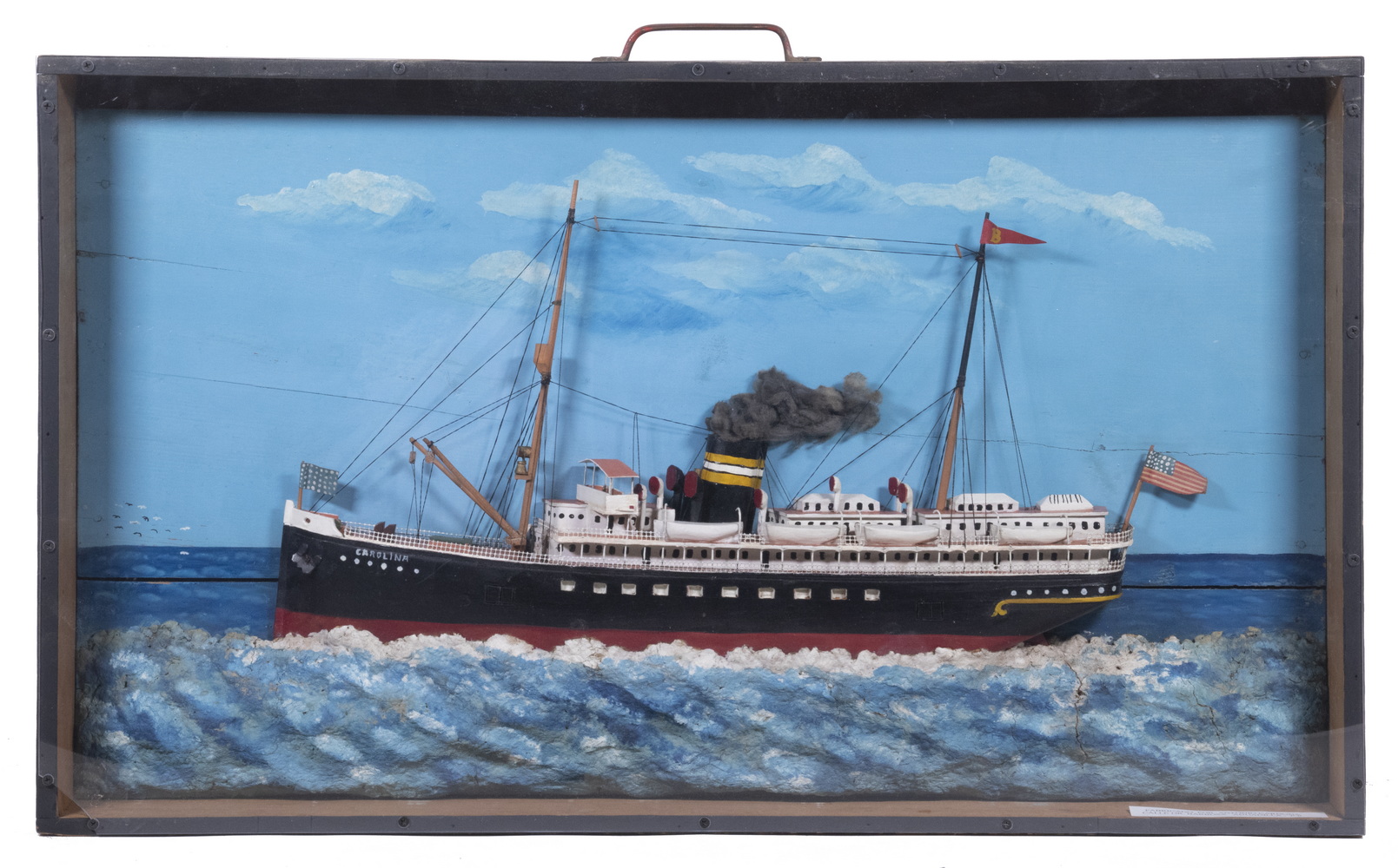 CA 1910 DIORAMA OF PASSENGER
