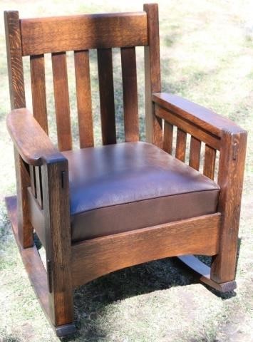 CA 1910 HARDEN OAK ARTS & CRAFTS