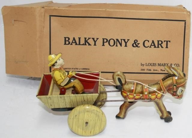 CA. 1930 MARX “BALKY PONY" TOY