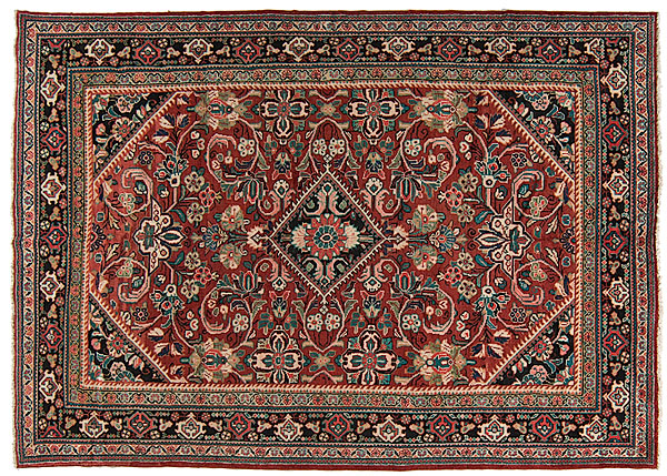 Ca 1940 Mahal Rug Iranian ca