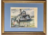 Ca. 1940’s watercolor, nude fi