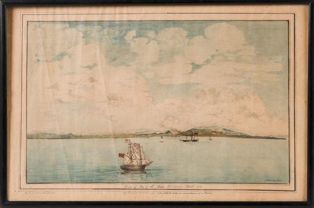 C.A. HOMANS , “VIEW OF BAY OF ST.
