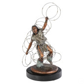 C.A. PARDELL B.1957 BRONZE LEG