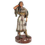 C.A. PARDELL B.1957 BRONZE LEG