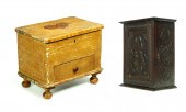 CABINET AND DECORATED BLANKET