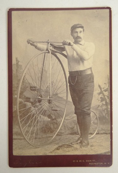 Cabinet Card: High wheel ordinary