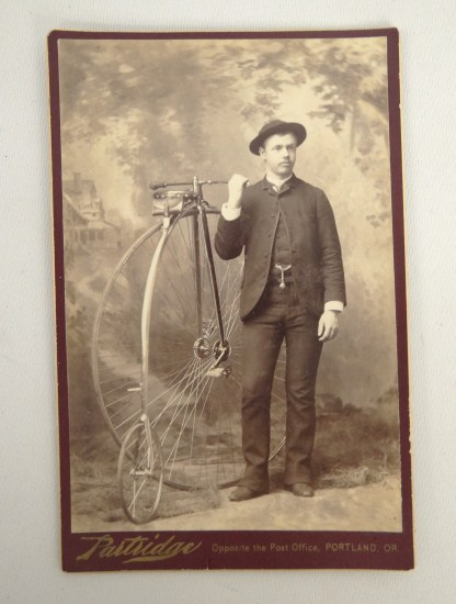 Cabinet Card: Man with High