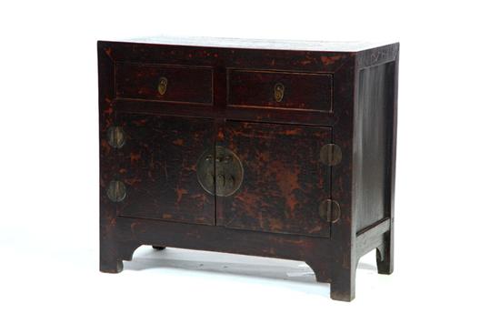 CABINET.  China  20th century  elm.