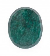 CABOCHON EMERALD GREEN BERYL L