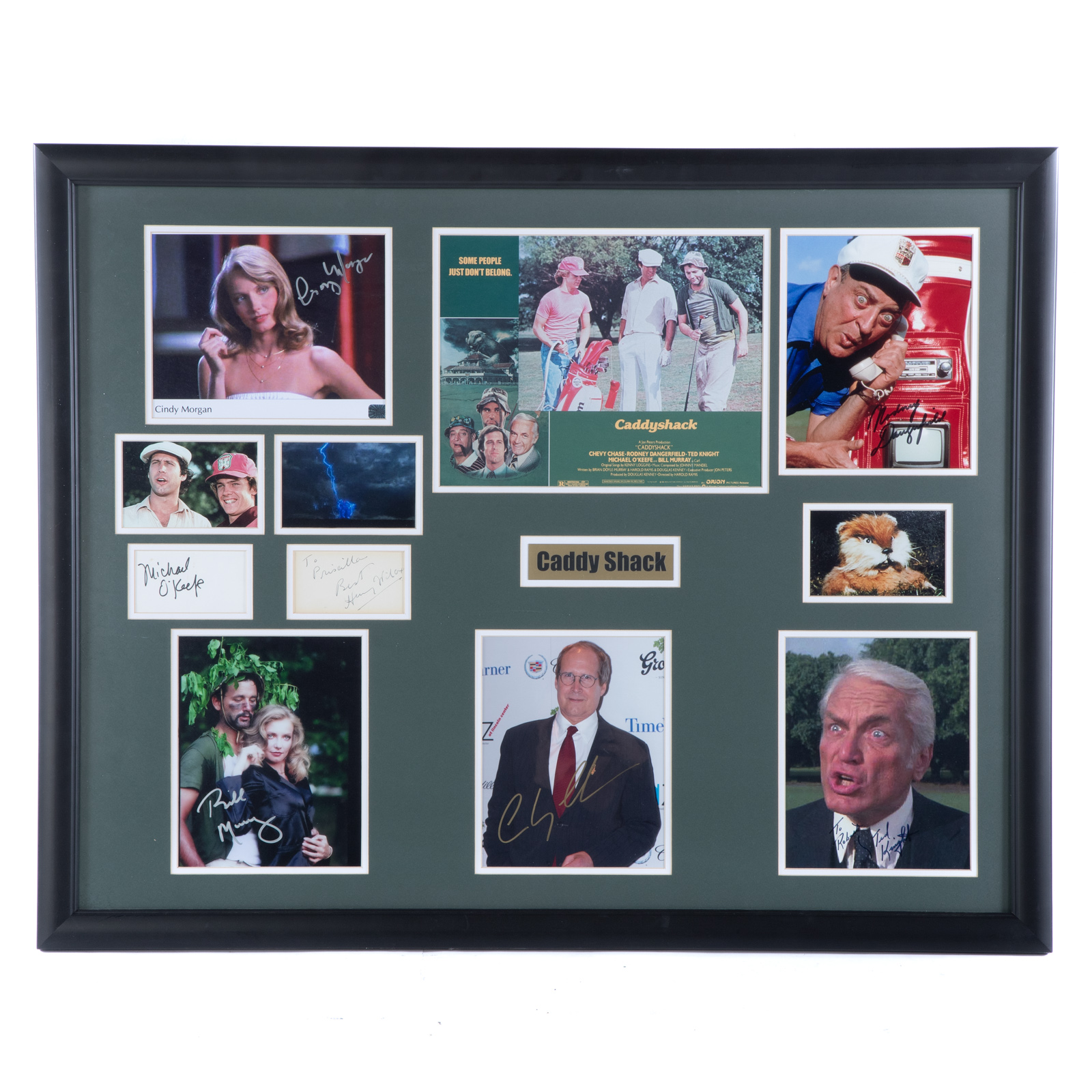 CADDY SHACK FRAMED AUTOGRAPHED
