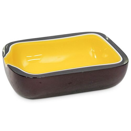 CADMIUM YELLOW ART GLASS LARGE