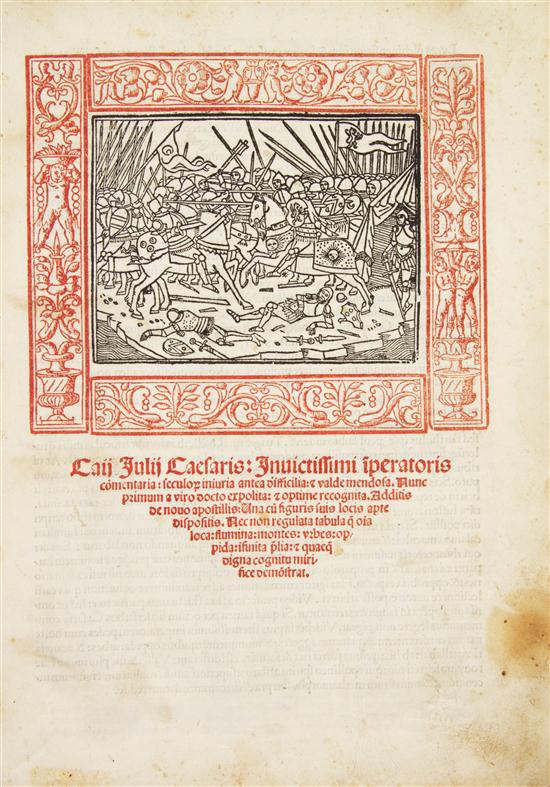 CAESAR CAIUS JULIUS Commentaria.