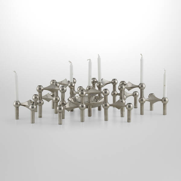 Caesar Stoffi. Candleholders, set
