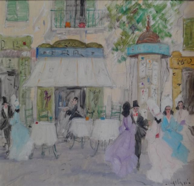 CAGLIANI Luigi. Impressionist O/C