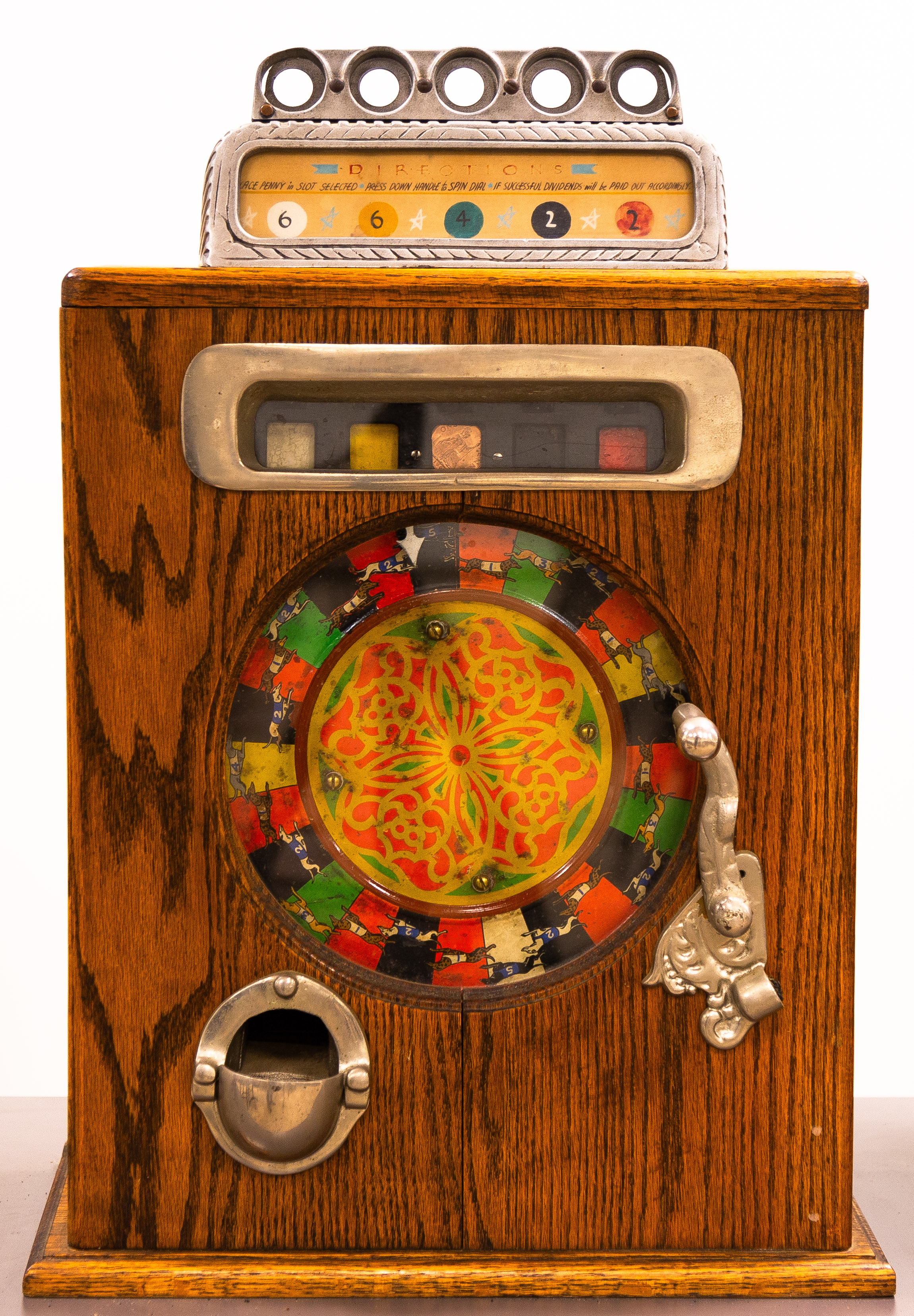 CAILLE BEN HUR GREYHOUND PENNY SLOT