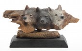 CAIN. RESIN WOLF TRIO Resin sc