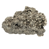 CALCITE PSEUDOMORPH WITH PYRIT