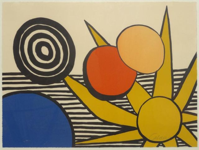 CALDER Alexander. Signed