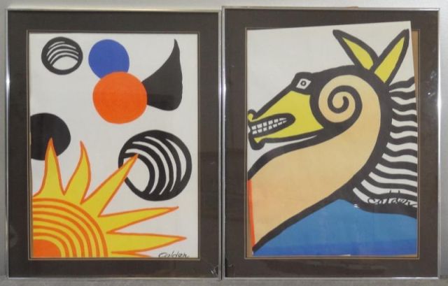 CALDER Alexander. Two