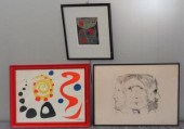 CALDER KLEE BASKIN. Three 20th