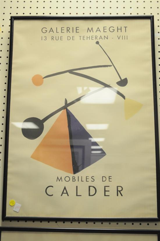 Calder poster ''Galerie Maeght 