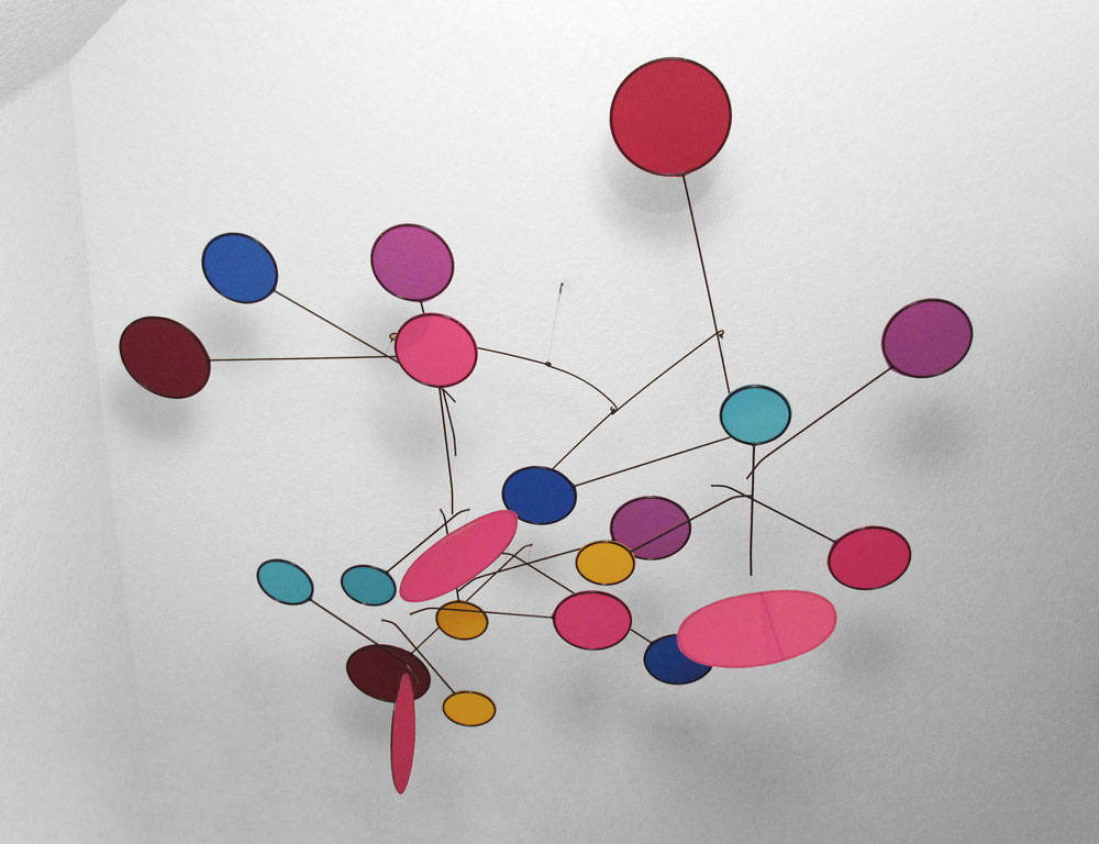CALDER STYLE MOBILE: Illegibly
