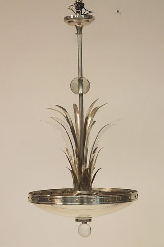 CALDWELL ART DECO NICKEL PLATE &