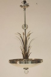 CALDWELL ART DECO NICKEL PLATE