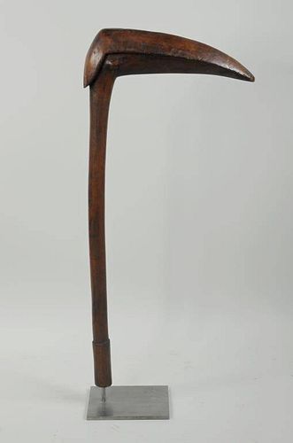 CALEDONIAN KANAK CARVED WOOD BIRD