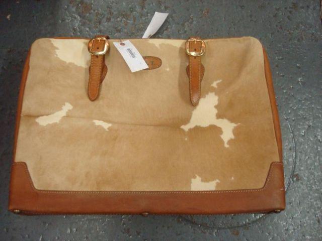 Calfskin ?  Suitcase. From a