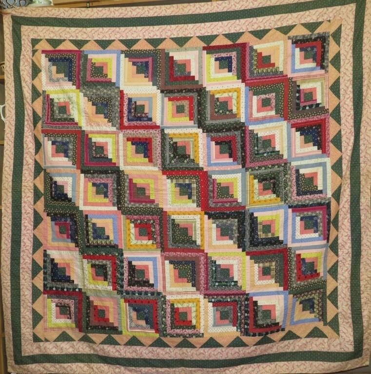 CALICO FABRICS LOG CABIN