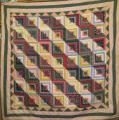 CALICO FABRICS LOG CABIN "STRA