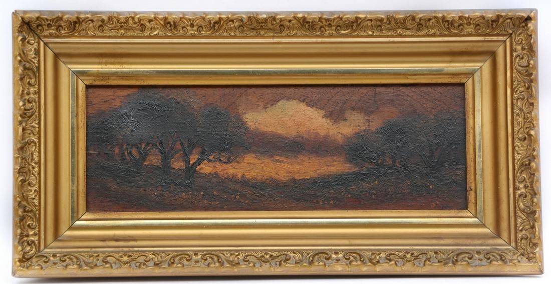 CALIFORNIA LANDSCAPE AT SUNSET,