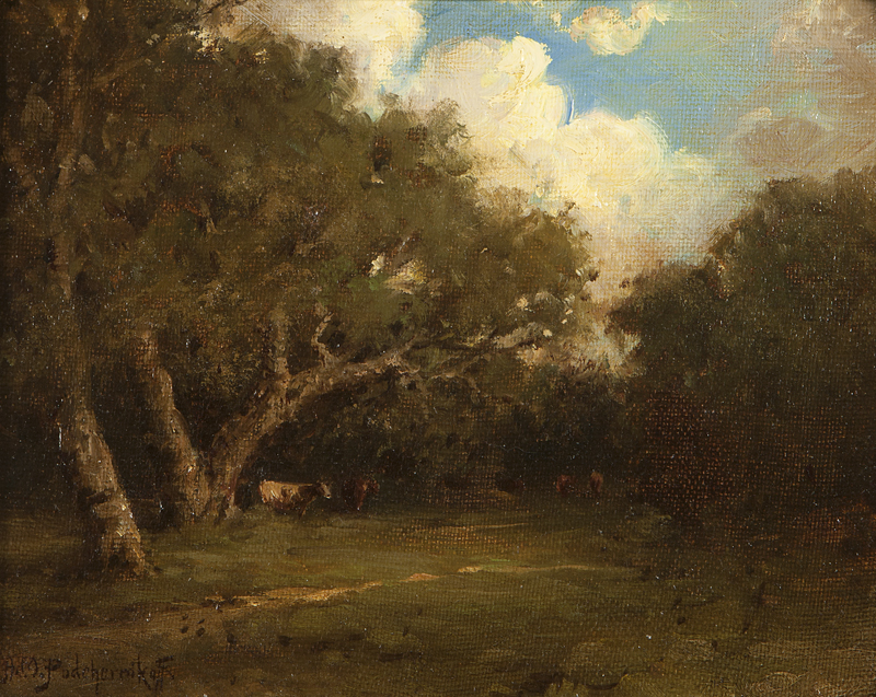 California landscape oil on canvas.