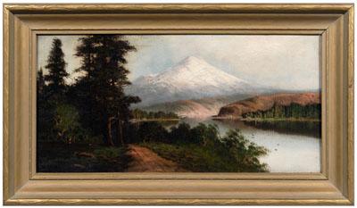 California School painting, view of