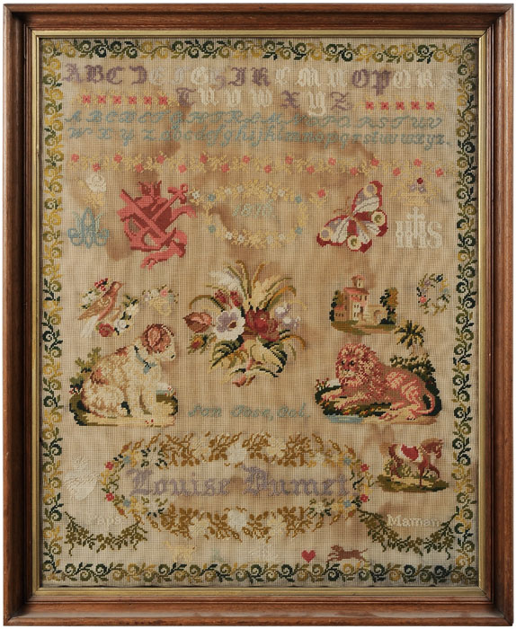 California Schoolgirl Needlework