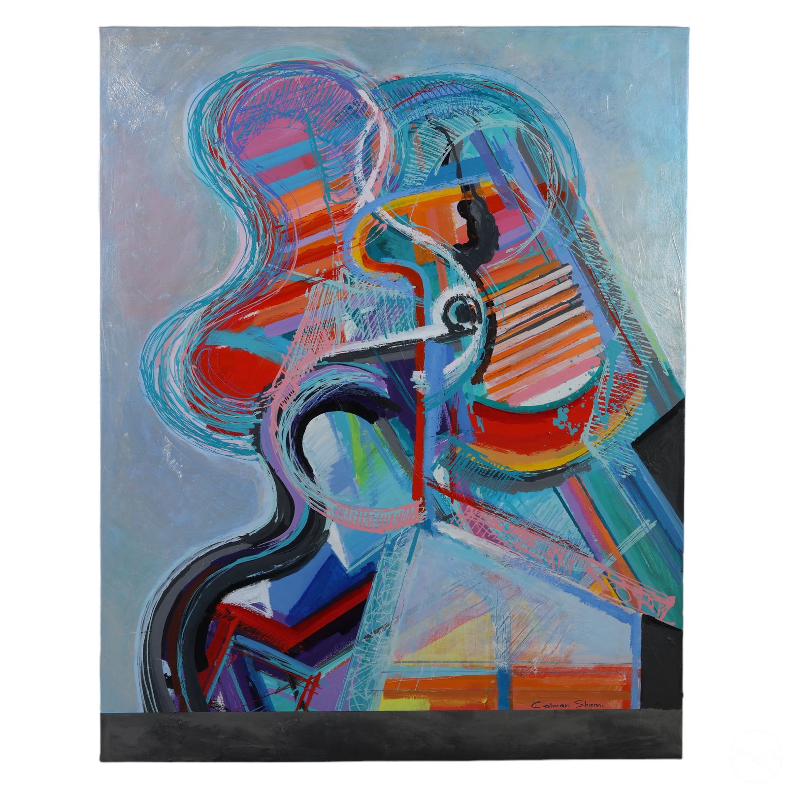 CALMAN SHEMI B.1939 ABSTRACT