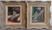 CALOGERO Jean. Pair of O/C's o