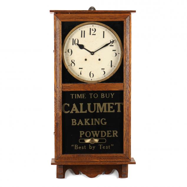 CALUMET BAKING POWDER CLOCK Circa