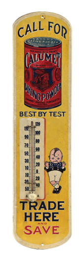 CALUMET BAKING POWDER THERMOME