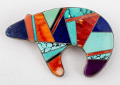 CALVIN BEGAY MULTI-STONE INLAI