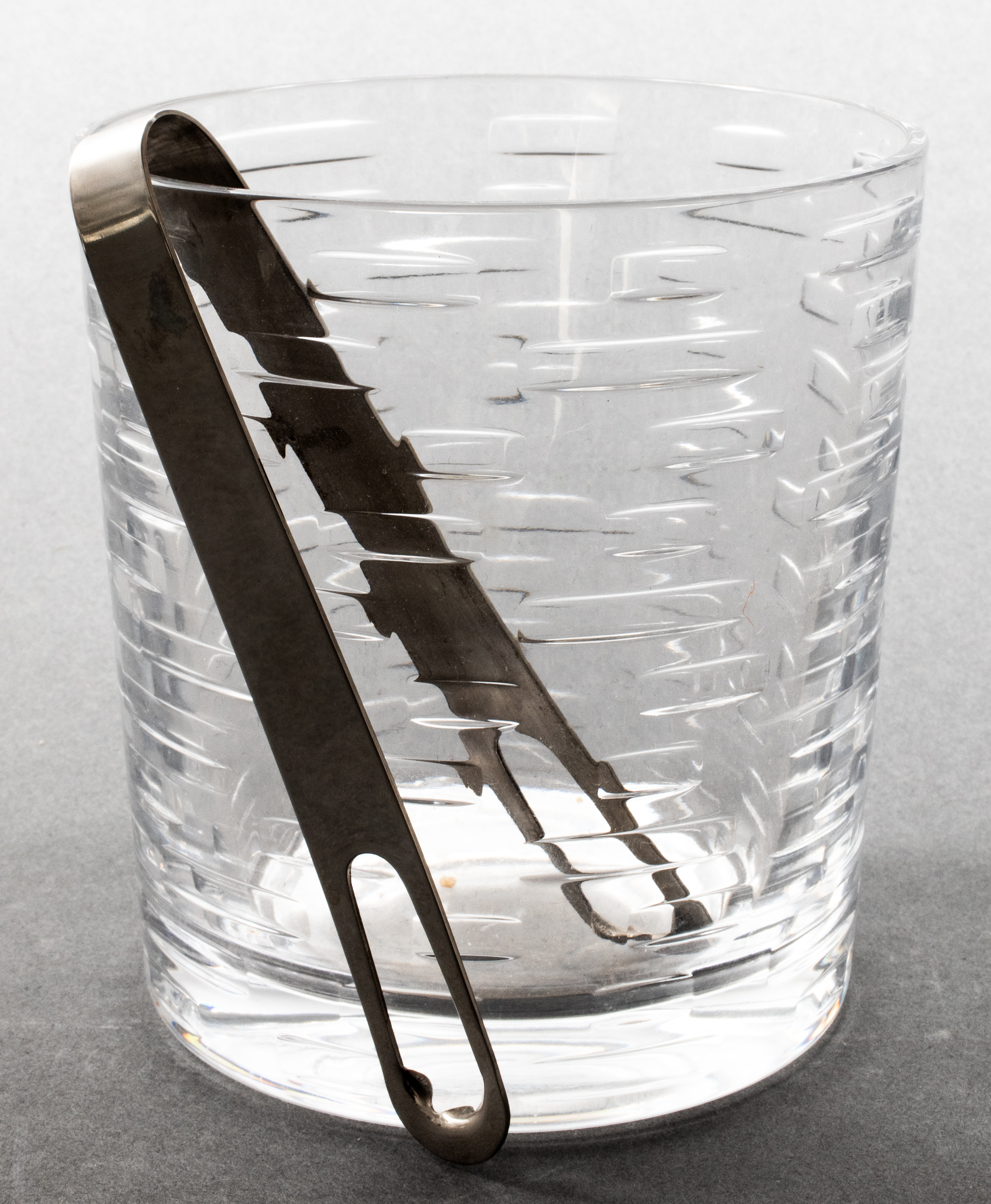 CALVIN KLEIN CUT GLASS ICE BUCKET